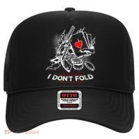 I Dont Fold Cool Texas Hold Em Poker Gambler Hat thumb 0