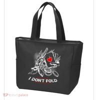 I Dont Fold Cool Texas Hold Em Poker Gambler Tote Bag thumb 3