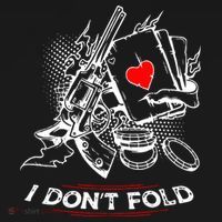I Dont Fold Cool Texas Hold Em Poker Gambler Tote Bag thumb 4