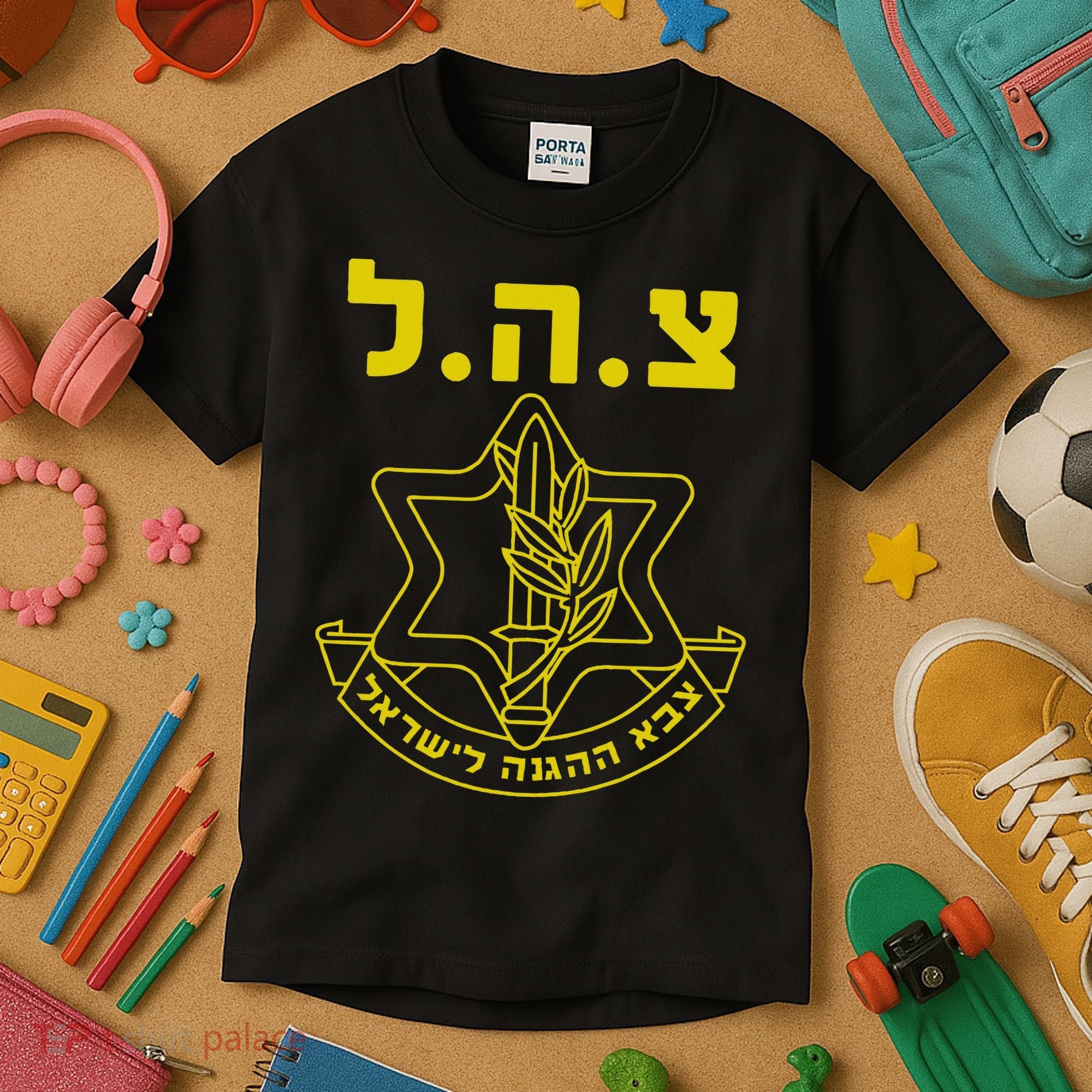 Israel Defense Forces IDF Tzahal  Kids T-Shirt