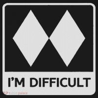 I'm Difficult Funny Double Black Diamonds Ski Snowboard Long Sleeve Shirt thumb 2