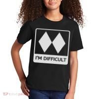 I'm Difficult Funny Double Black Diamonds Ski Snowboard Kids T-Shirt thumb 2