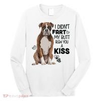 I Didnt Fart My Butt Blew You A Kiss Boxer Dog Long Sleeve Shirt thumb 0