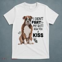 I Didnt Fart My Butt Blew You A Kiss Boxer Dog T-Shirt thumb 5