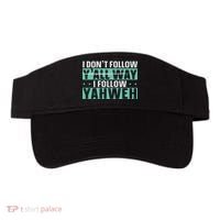 I Don't Follow Y'all Way I Follow Yahweh Christian Believer Visor thumb 0