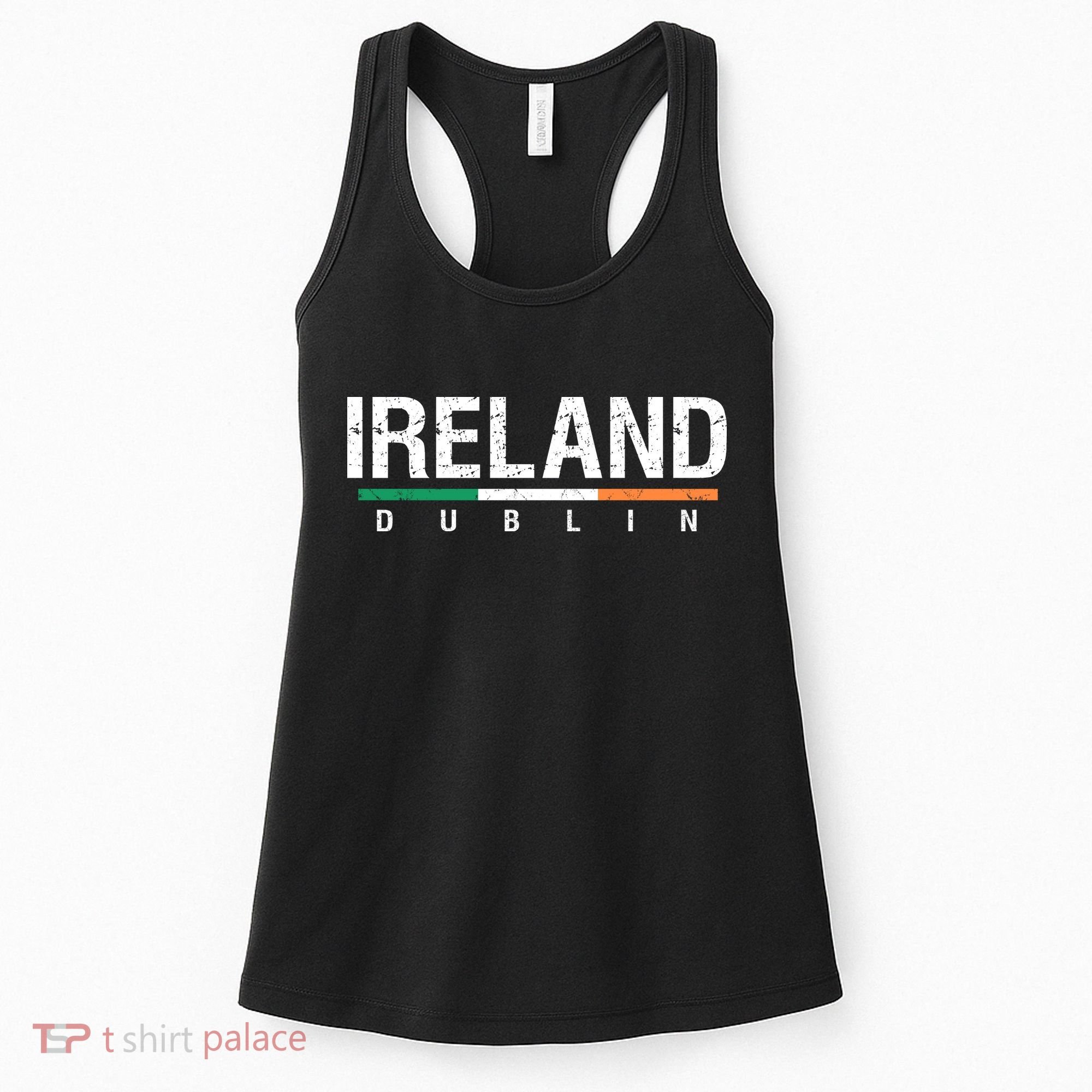 Ireland Dublin Flag Women's Tank Top
