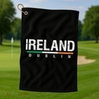 Ireland Dublin Flag Golf Towel thumb 1