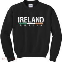 Ireland Dublin Flag Kids Sweatshirt thumb 0