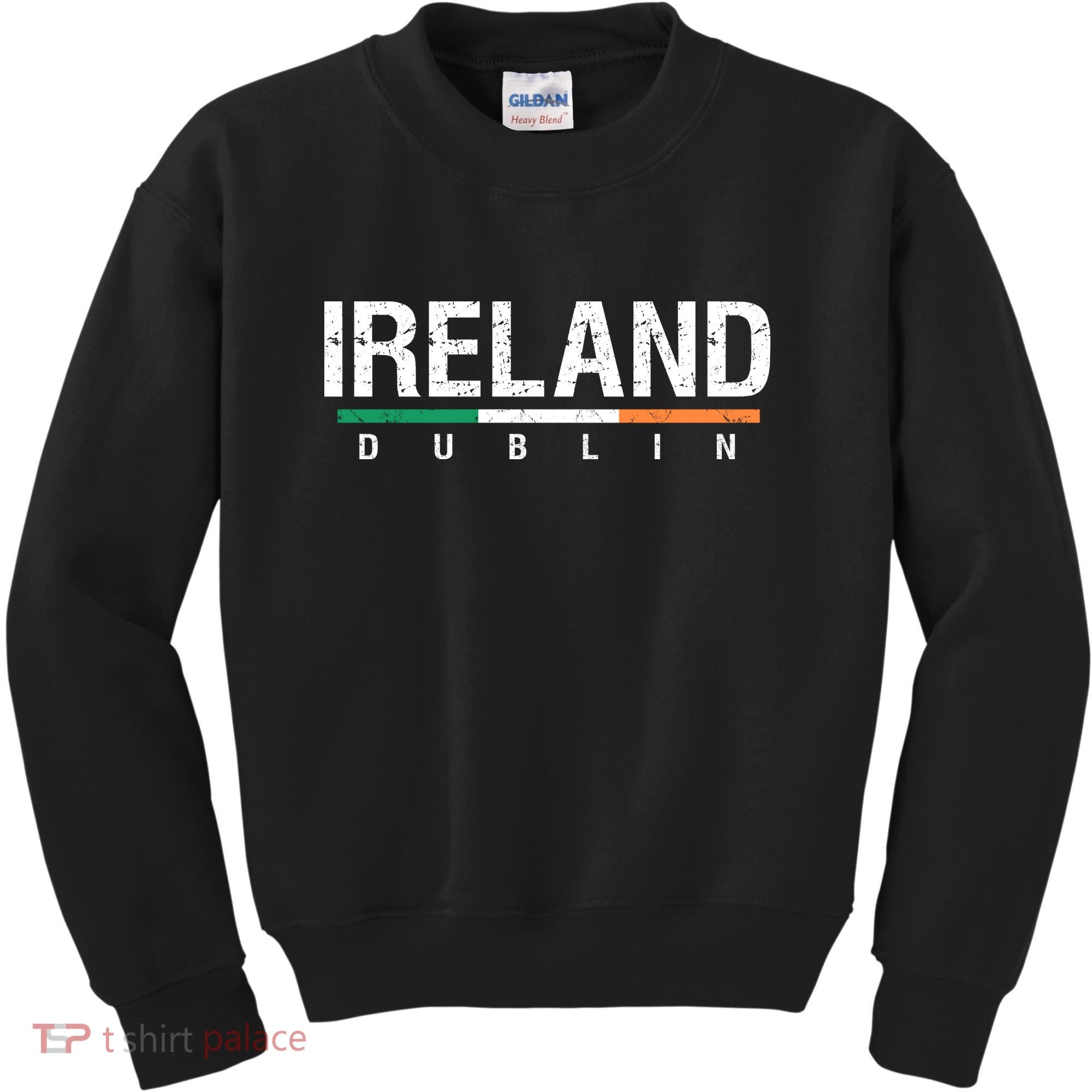 Ireland Dublin Flag Kids Sweatshirt