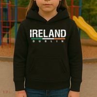 Ireland Dublin Flag Kids Hoodie thumb 3