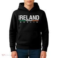 Ireland Dublin Flag Kids Hoodie thumb 4