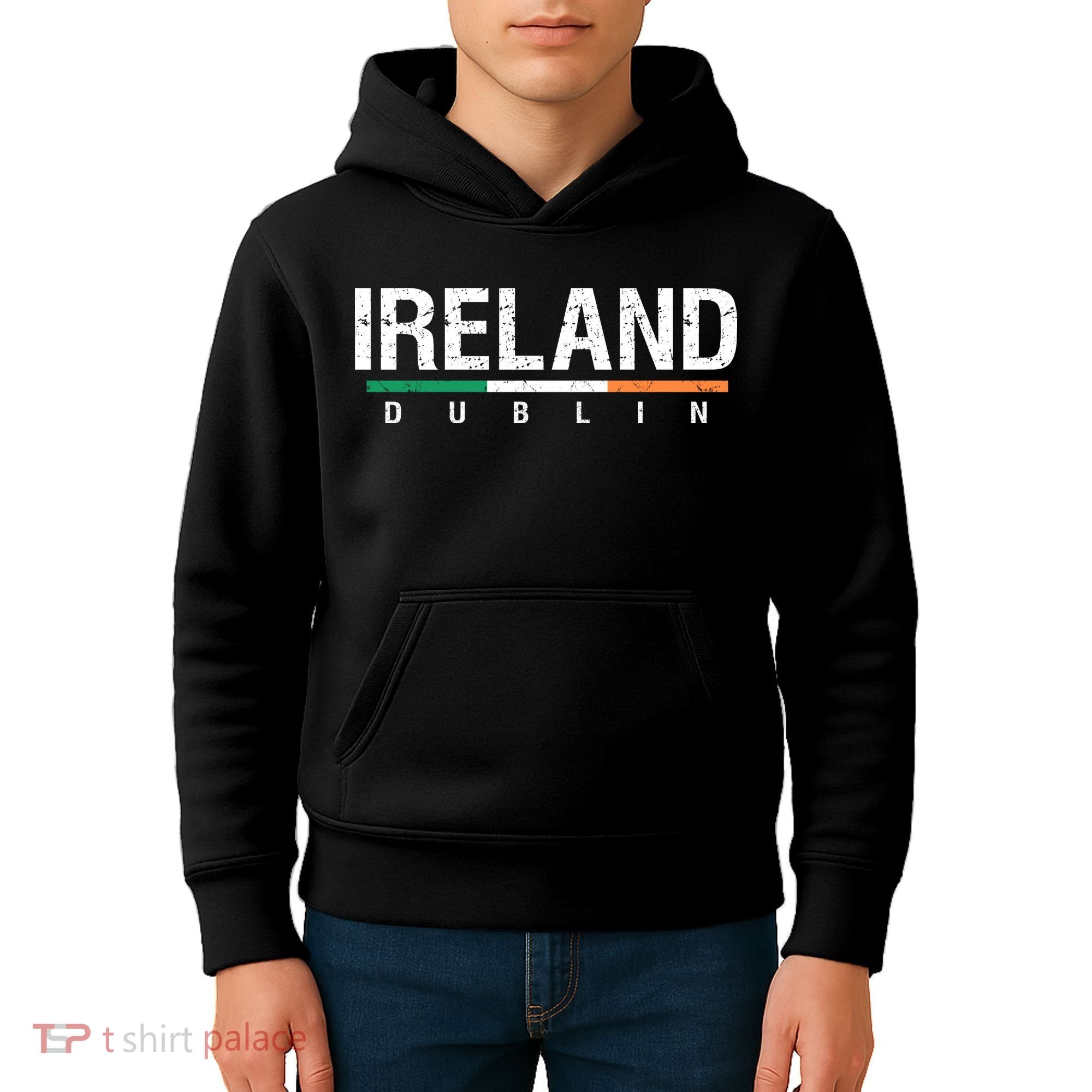 Ireland Dublin Flag Kids Hoodie