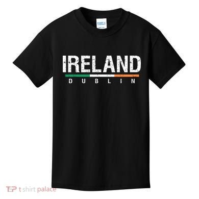 Ireland Dublin Flag Kids T-Shirt