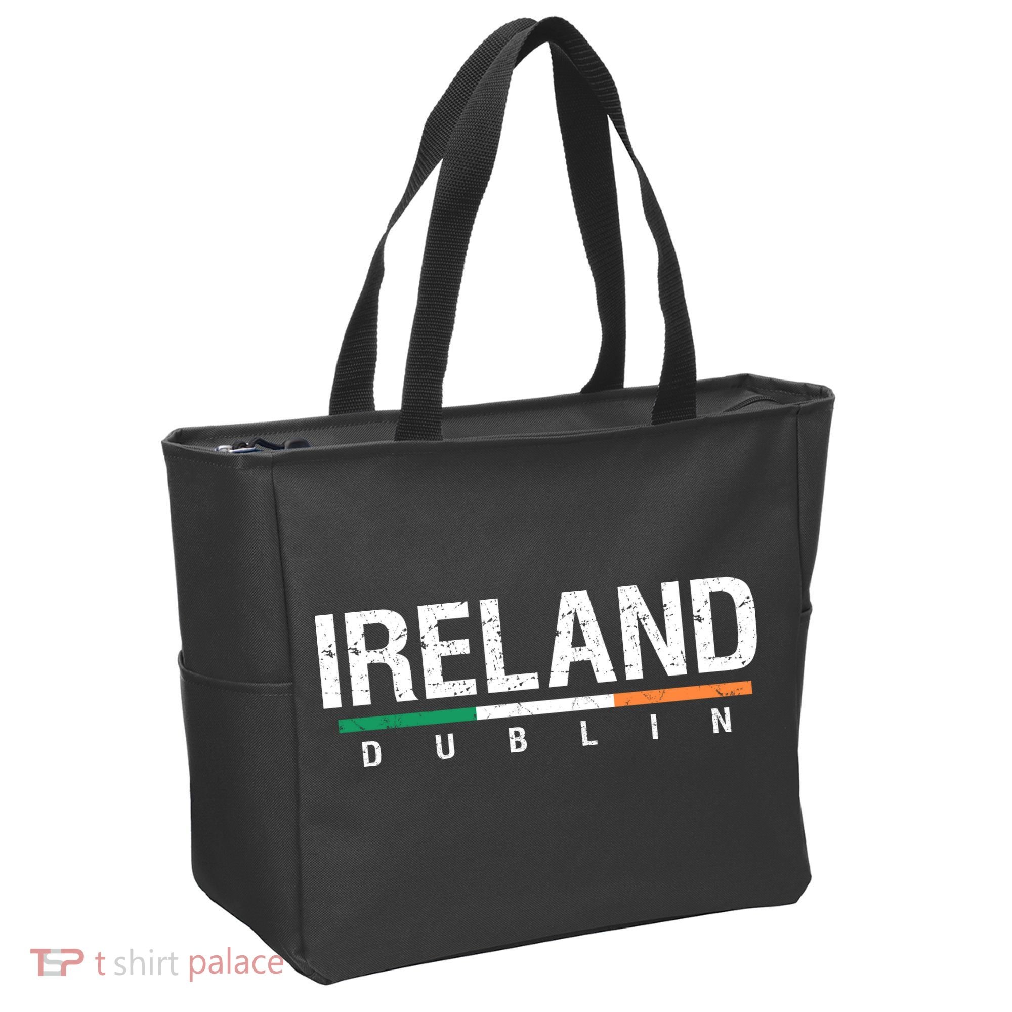 Ireland Dublin Flag Tote Bag