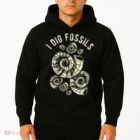 I Dig Fossils Ammonite Fossil Hoodie thumb 2