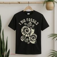 I Dig Fossils Ammonite Fossil T-Shirt thumb 2
