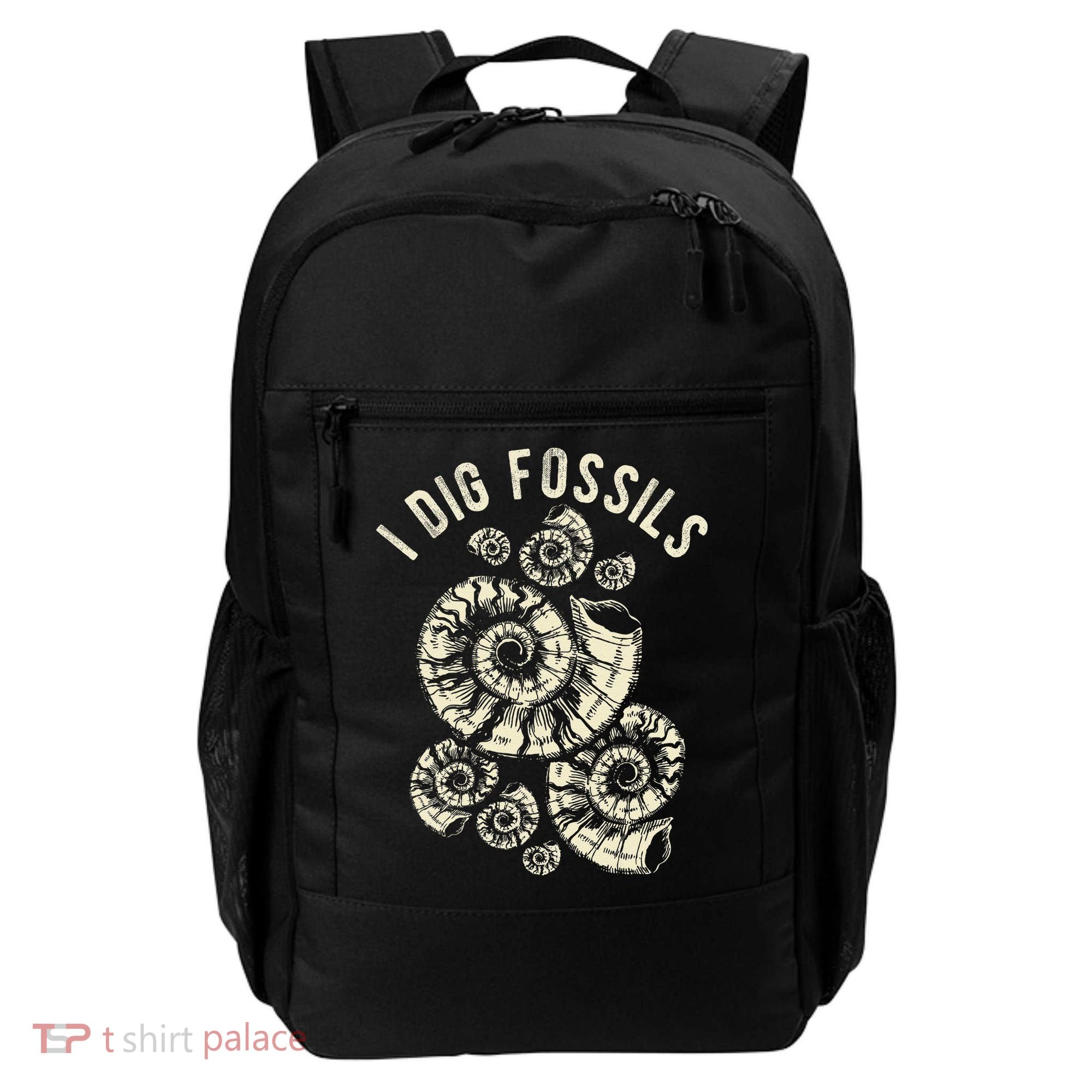 I Dig Fossils Ammonite Fossil Backpack