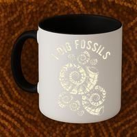 I Dig Fossils Ammonite Fossil Coffee Mug thumb 2