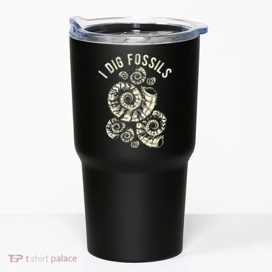 I Dig Fossils Ammonite Fossil Tumbler