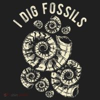 I Dig Fossils Ammonite Fossil Hat thumb 2