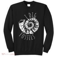 I Dig Fossils Ammonite Fossil Paleontology Sweatshirt thumb 0