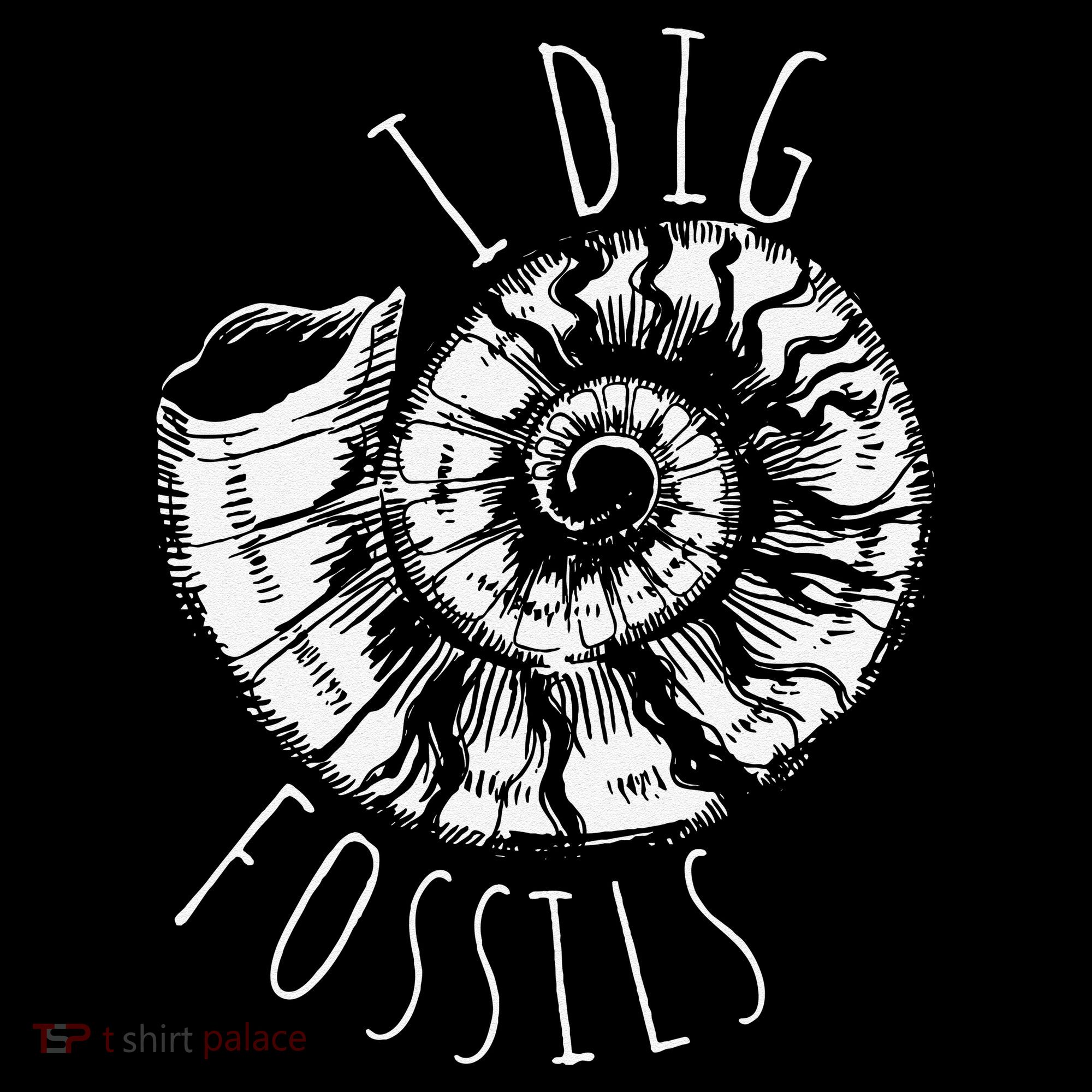 I Dig Fossils Ammonite Fossil Paleontology Coffee Mug