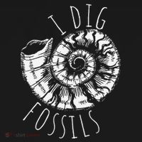 I Dig Fossils Ammonite Fossil Paleontology Mousepad thumb 1