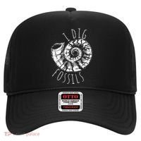 I Dig Fossils Ammonite Fossil Paleontology Hat thumb 0