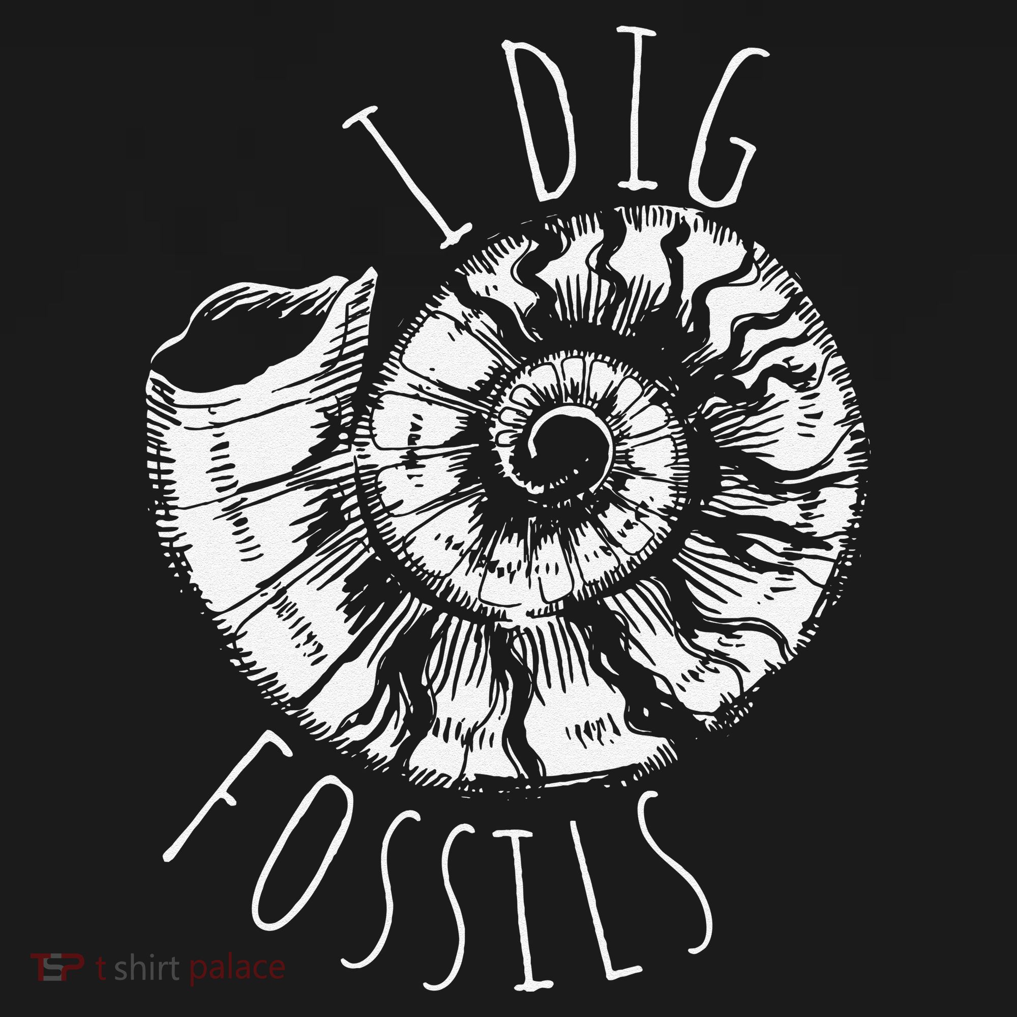 I Dig Fossils Ammonite Fossil Paleontology Visor