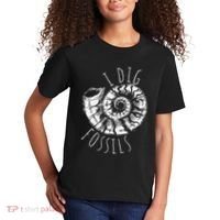I Dig Fossils Ammonite Fossil Paleontology Kids T-Shirt thumb 2