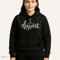 I DISSENT Feminist 's Rights Hoodie thumb 5