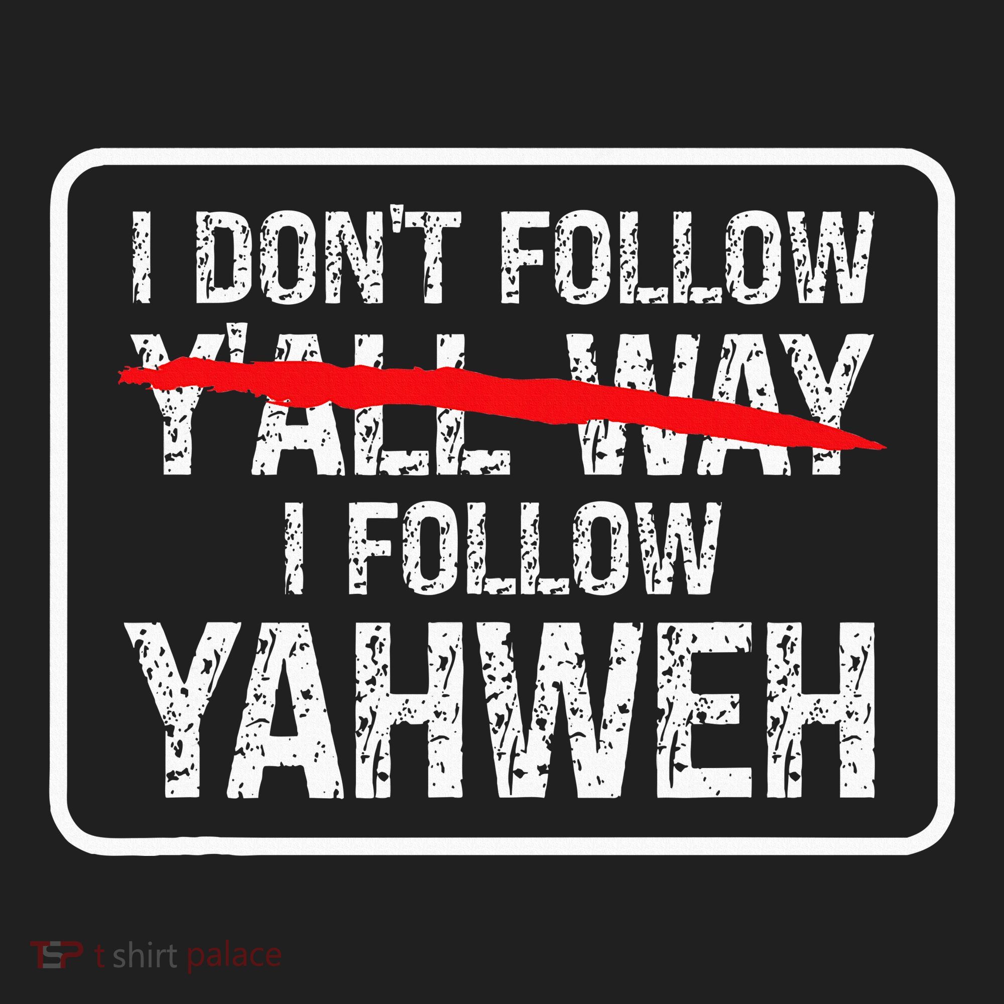 I DonT Follow YAll Way I Follow Yahweh Christian Beanie