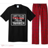 I DonT Follow YAll Way I Follow Yahweh Christian Pajama Set thumb 0