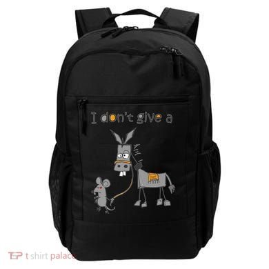 I Don't Give A Rats Donkey Backpack