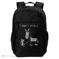I Don't Give A Rats Donkey Backpack thumb 0