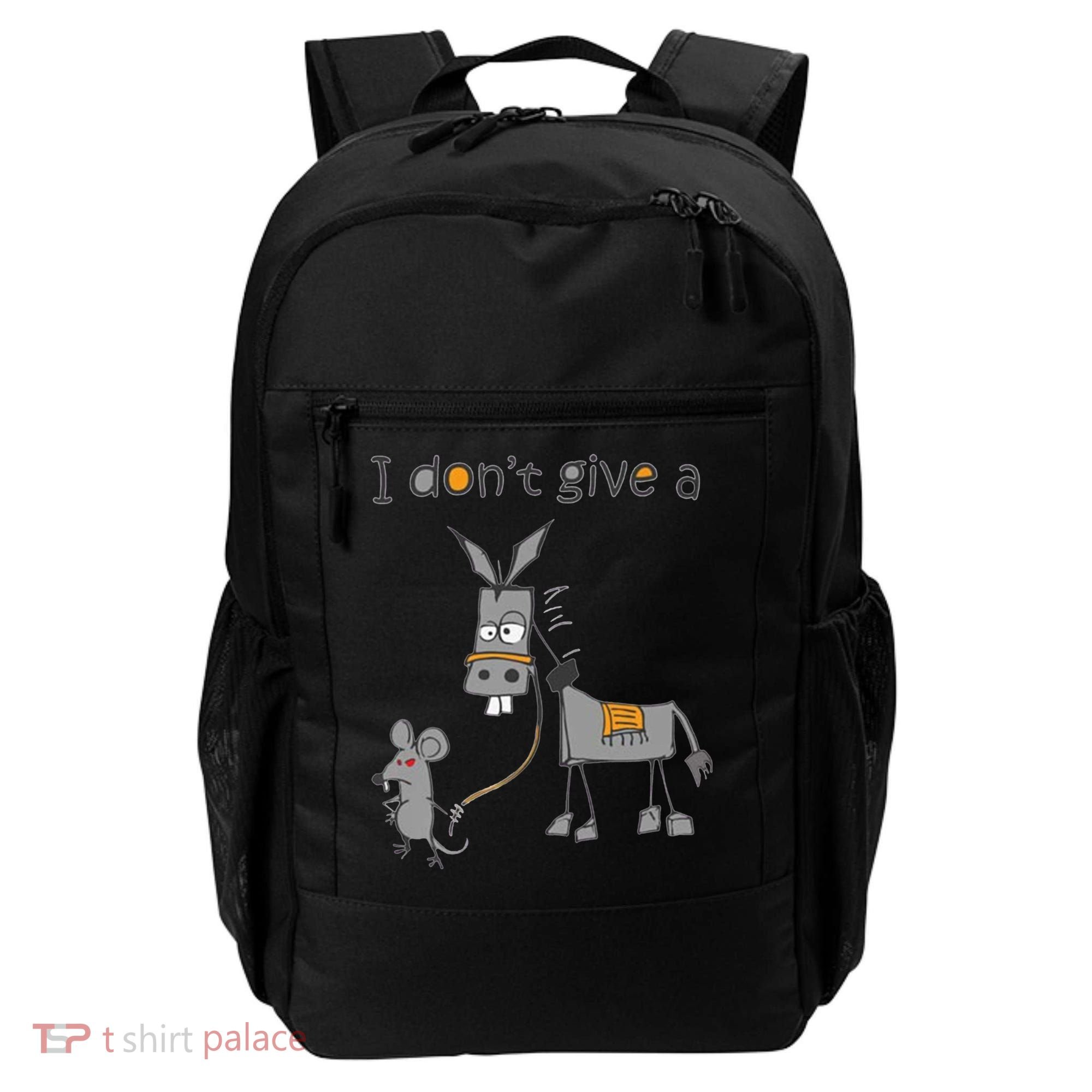 I Don't Give A Rats Donkey Backpack