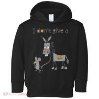 I Don't Give A Rats Donkey Toddler Hoodie thumb 0