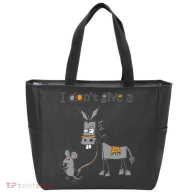 I Don't Give A Rats Donkey Tote Bag