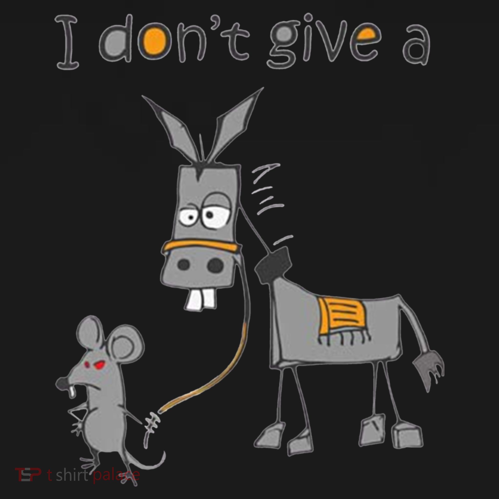 I Don't Give A Rats Donkey Tote Bag