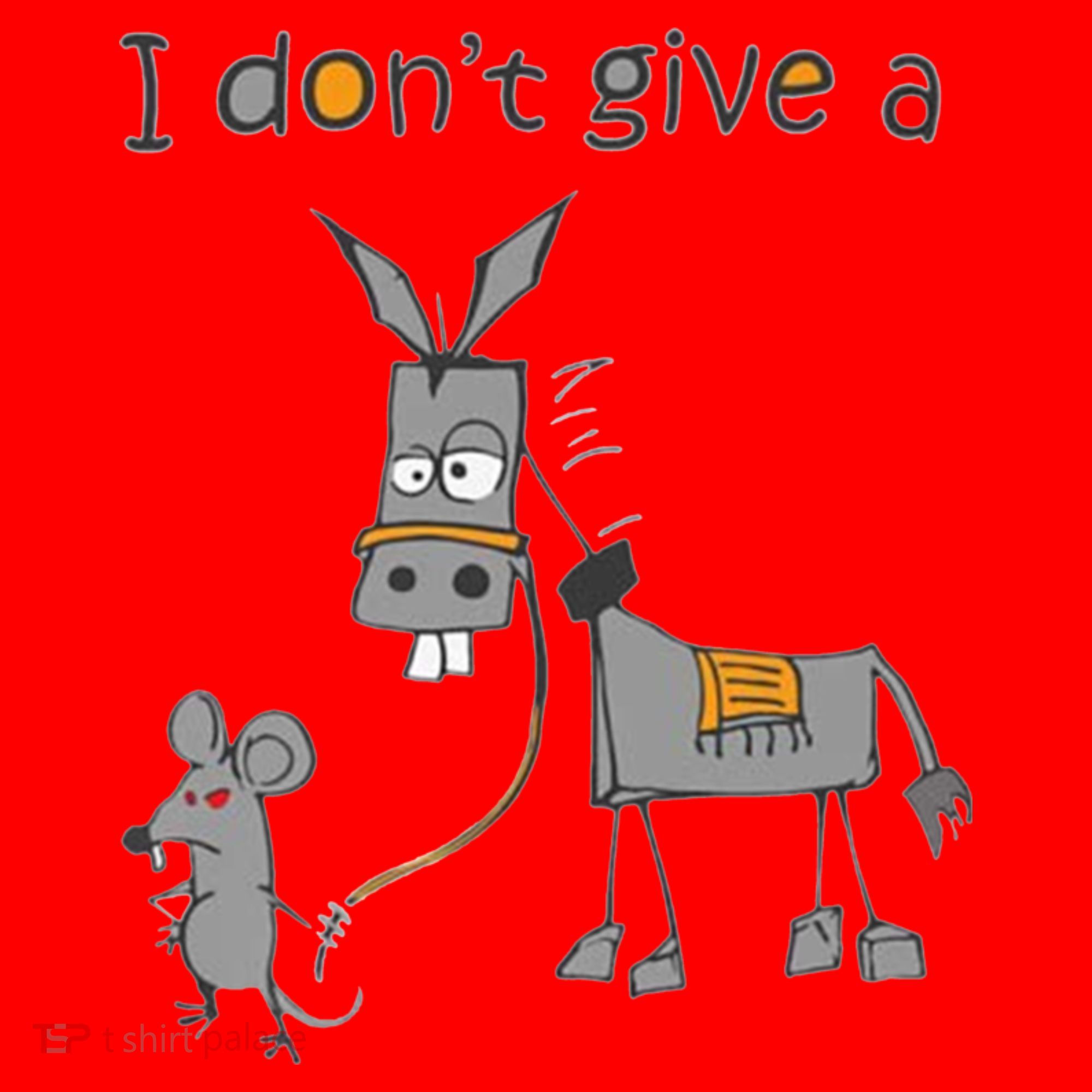 I Don't Give A Rats Donkey Santa Hat
