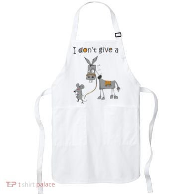 I Don't Give A Rats Donkey Apron