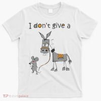 I Don't Give A Rats Donkey T-Shirt thumb 0