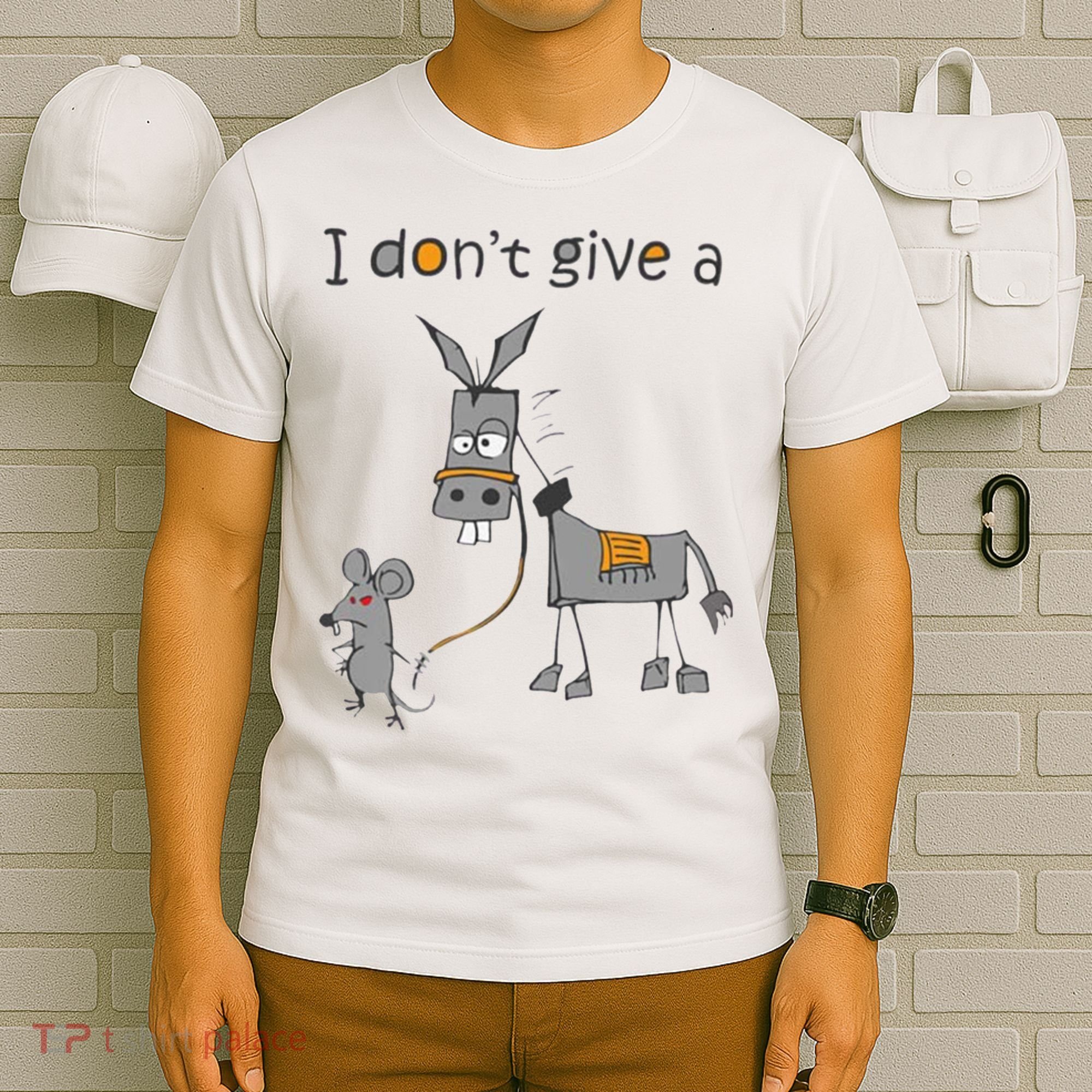 I Don't Give A Rats Donkey T-Shirt