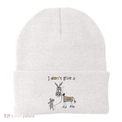 I Don't Give A Rats Donkey Beanie