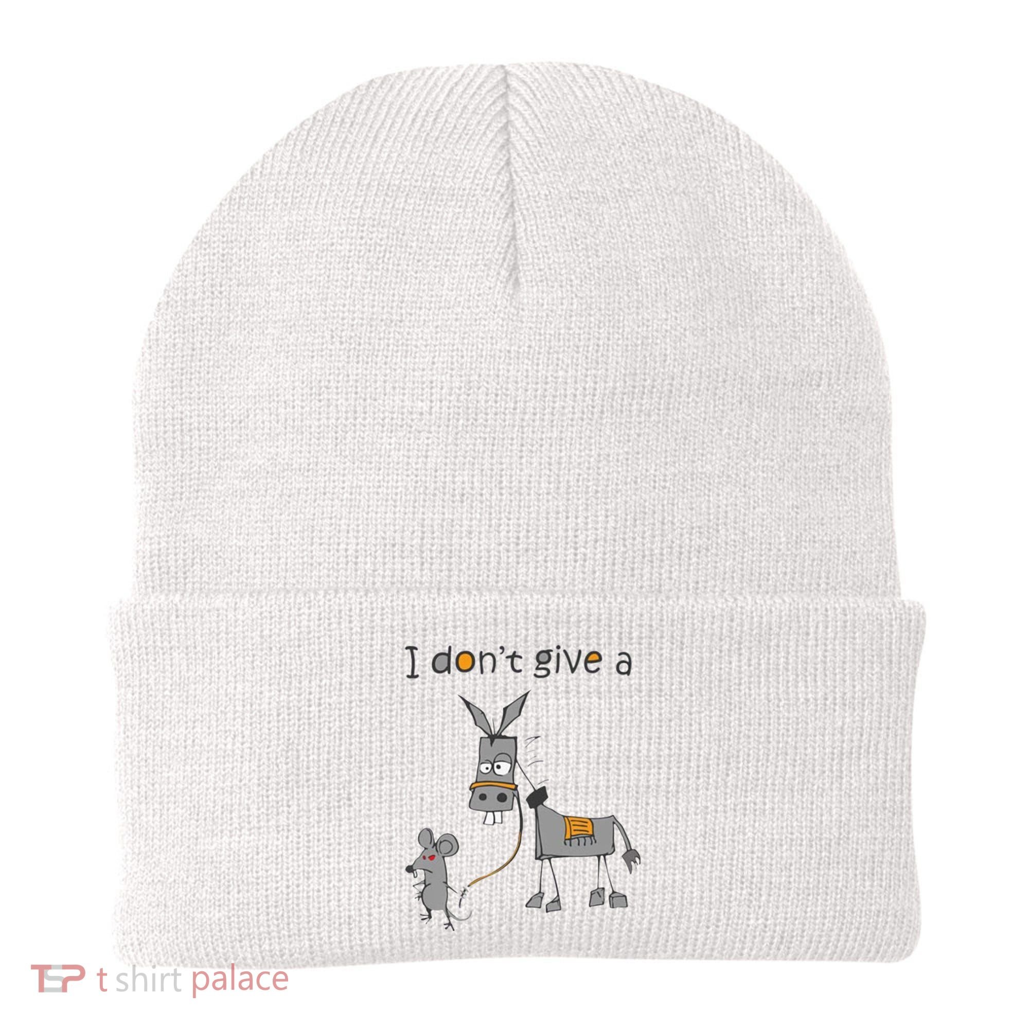 I Don't Give A Rats Donkey Beanie