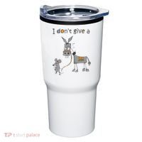 I Don't Give A Rats Donkey Tumbler thumb 0