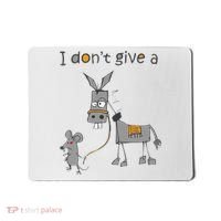 I Don't Give A Rats Donkey Mousepad thumb 0