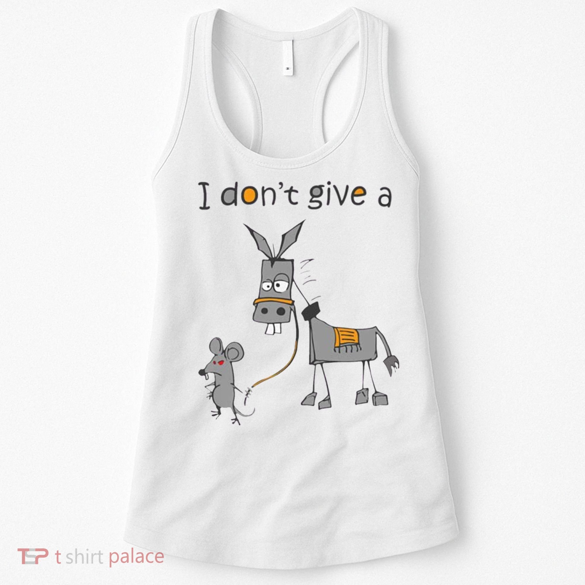 I Don't Give A Rats Donkey Women's Tank Top