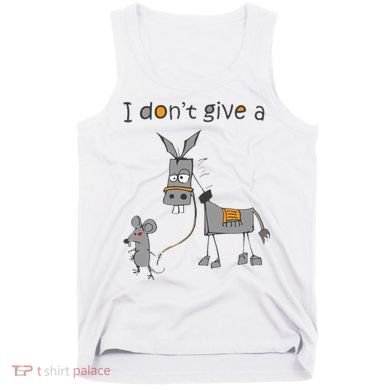 I Don't Give A Rats Donkey Tank Top