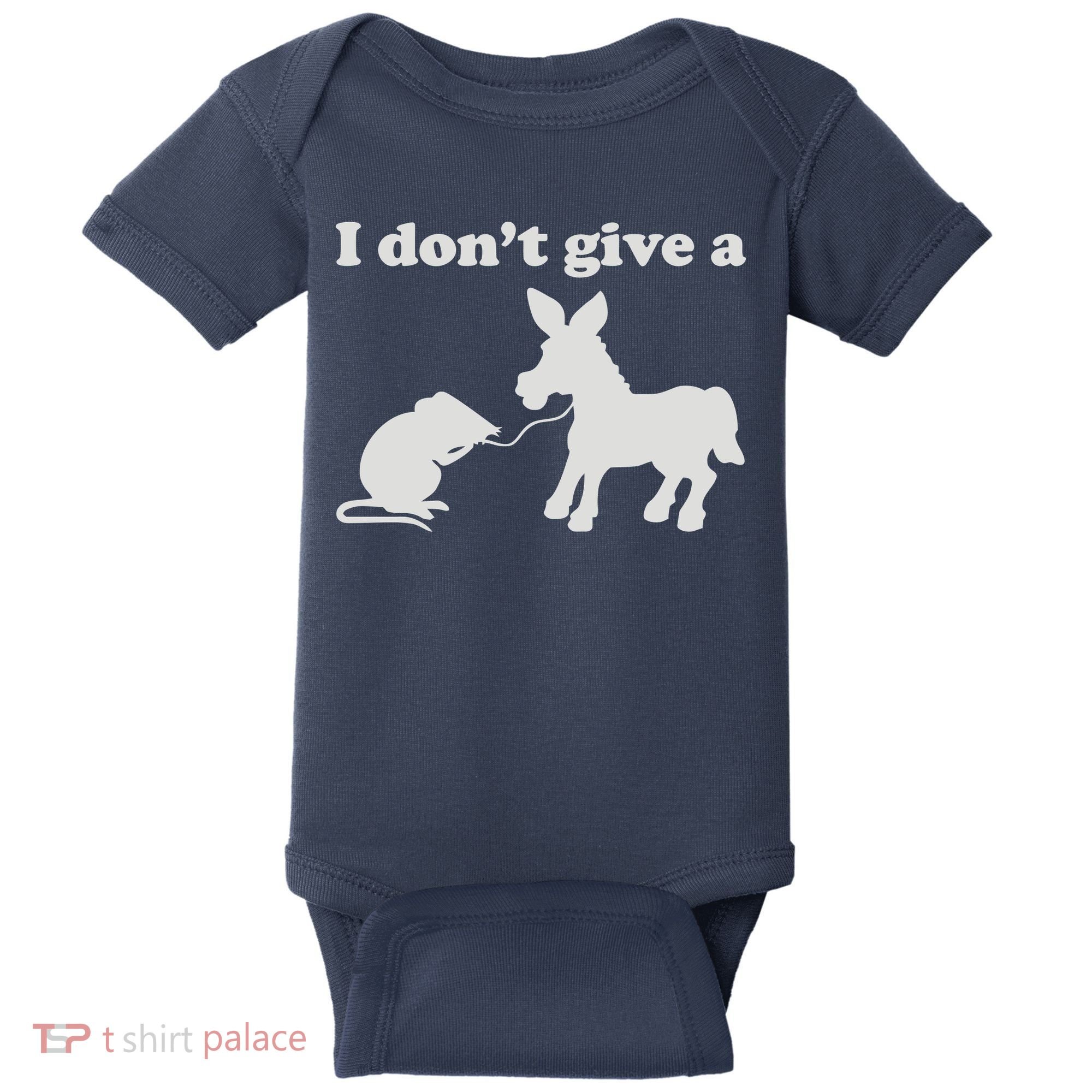 I Don't Give A Rats Ass Baby Bodysuit
